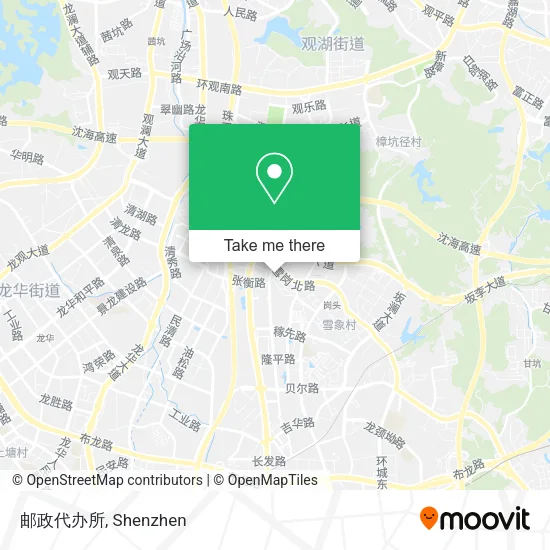 邮政代办所 map
