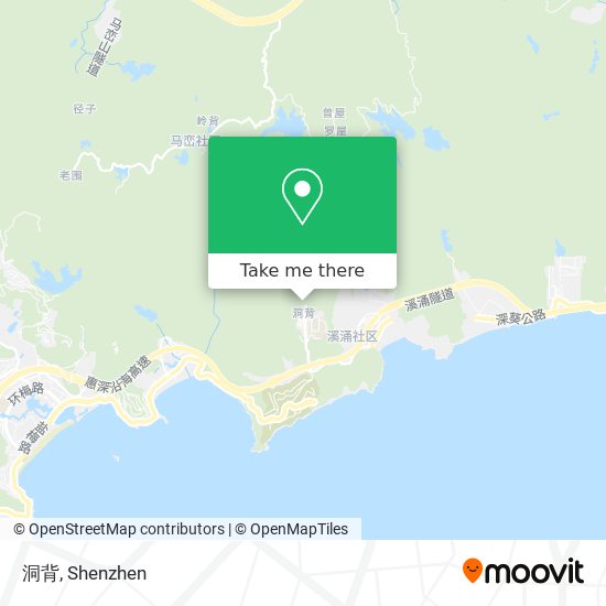 洞背 map