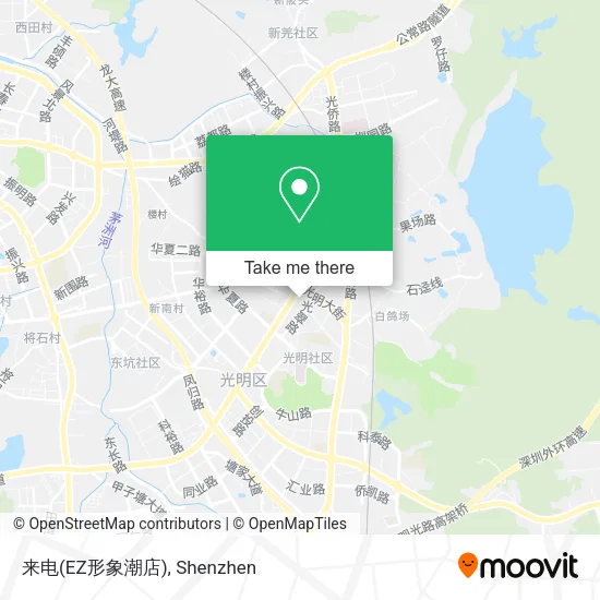 来电(EZ形象潮店) map