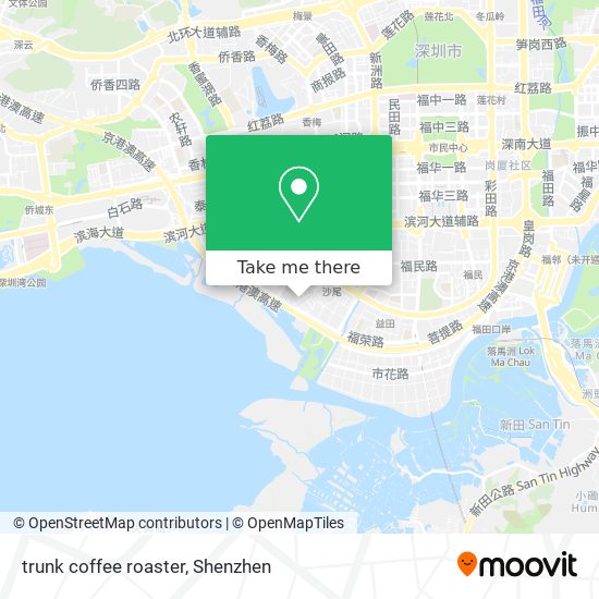 trunk coffee roaster map