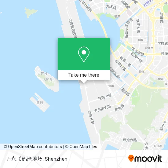 万永联妈湾堆场 map