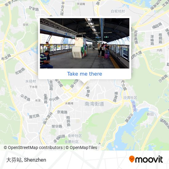 大芬站 map