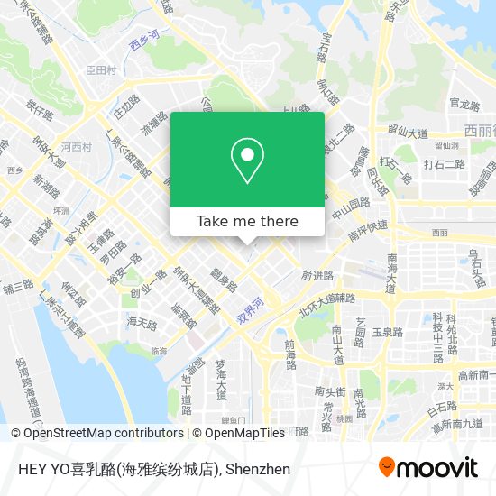 HEY YO喜乳酪(海雅缤纷城店) map
