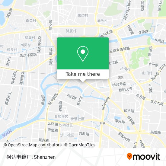 创达电镀厂 map