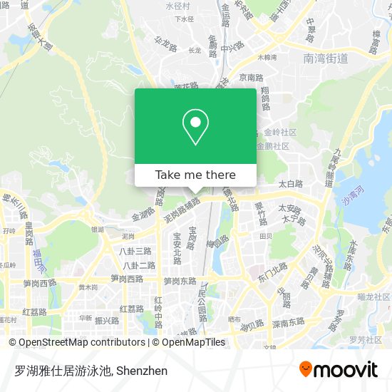 罗湖雅仕居游泳池 map