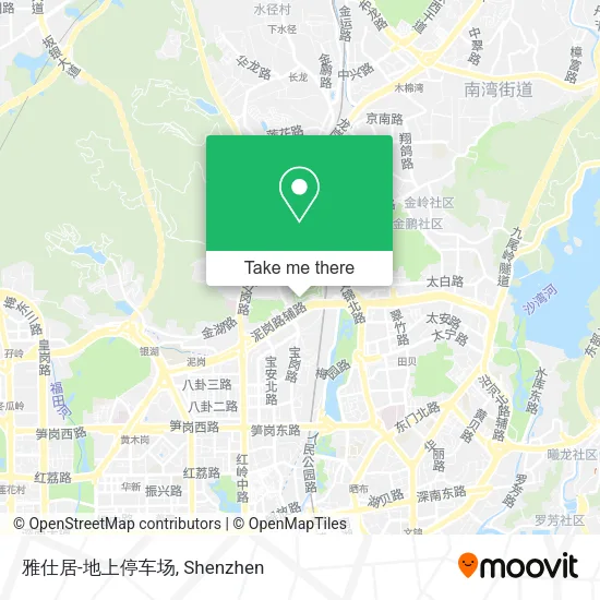雅仕居-地上停车场 map