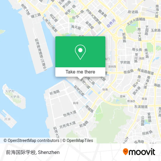 前海国际学校 map