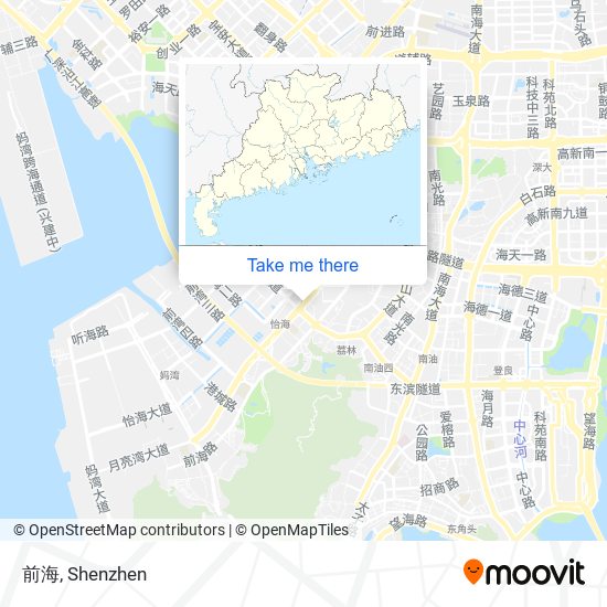 前海 map