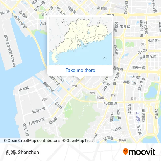 前海 map