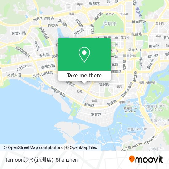 lemoon沙拉(新洲店) map