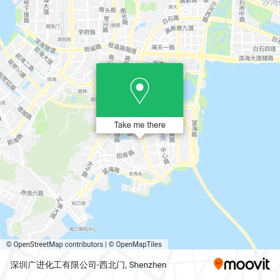 深圳广进化工有限公司-西北门 map