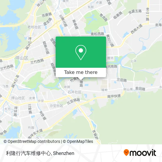 利隆行汽车维修中心 map