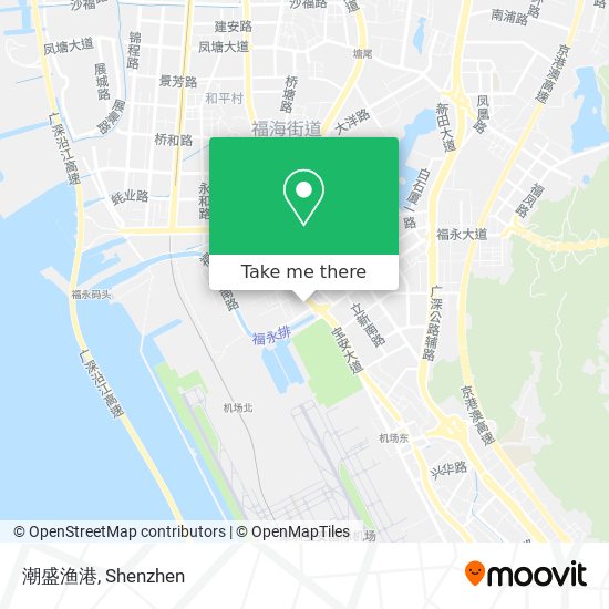 潮盛渔港 map