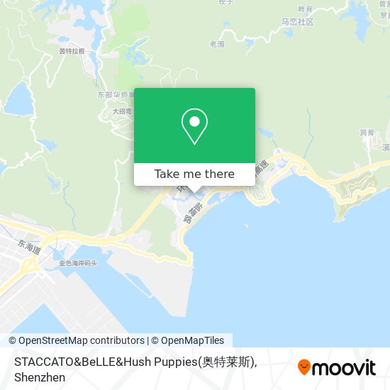 STACCATO&BeLLE&Hush Puppies(奥特莱斯) map