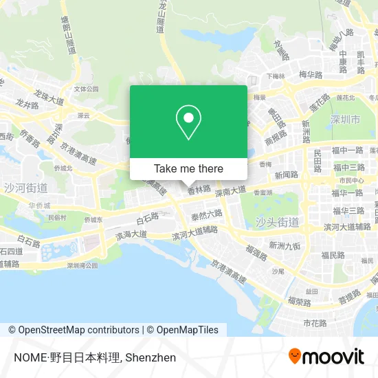 NOME·野目日本料理 map