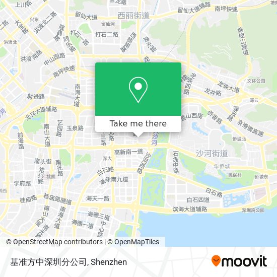 基准方中深圳分公司 map