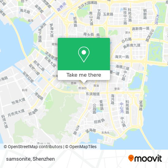 samsonite map