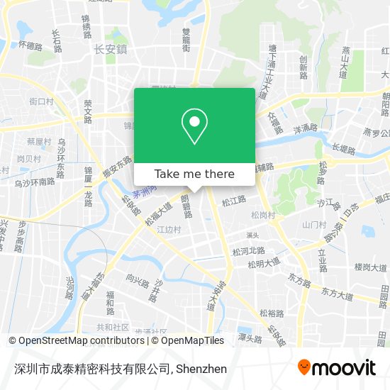 深圳市成泰精密科技有限公司 map