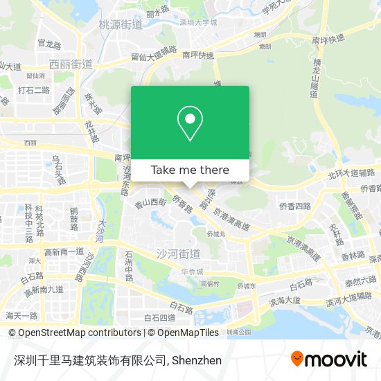 深圳千里马建筑装饰有限公司 map