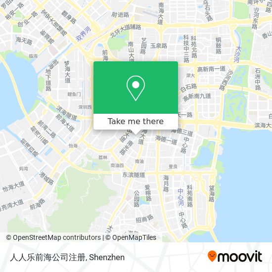 人人乐前海公司注册 map