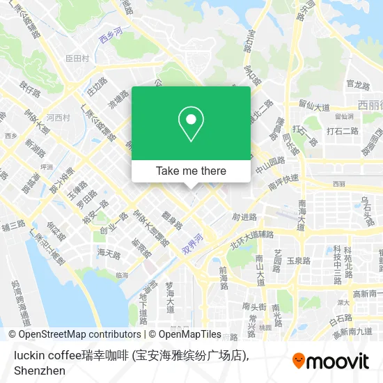 luckin coffee瑞幸咖啡 (宝安海雅缤纷广场店) map
