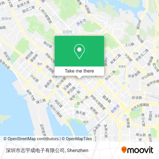 深圳市志宇成电子有限公司 map