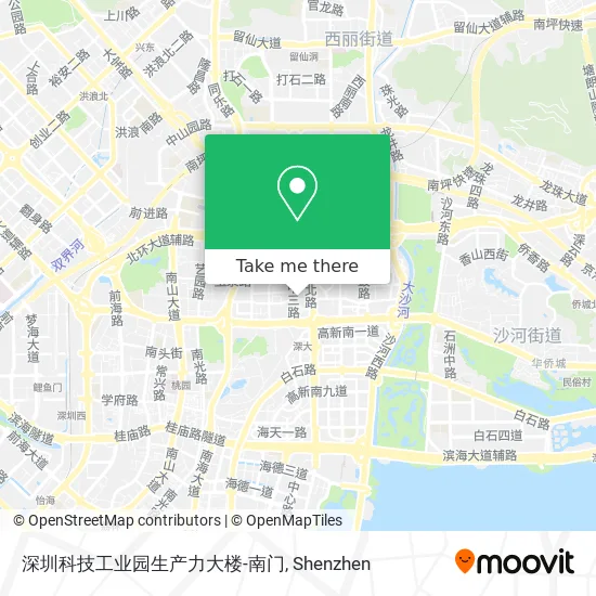 深圳科技工业园生产力大楼-南门 map