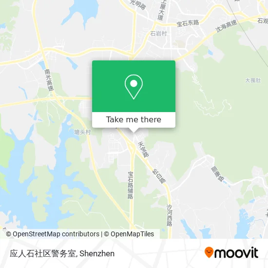 应人石社区警务室 map