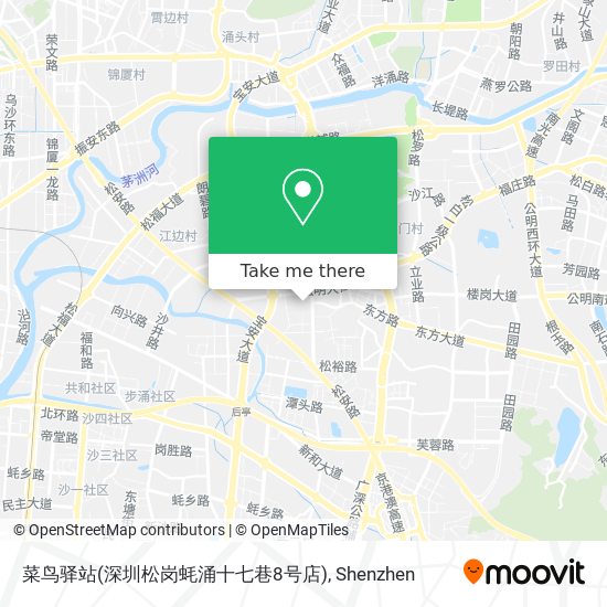 菜鸟驿站(深圳松岗蚝涌十七巷8号店) map