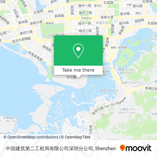 中国建筑第二工程局有限公司深圳分公司 map
