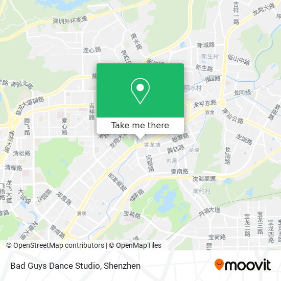 Bad Guys Dance Studio map