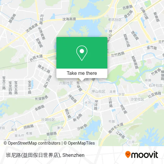 班尼路(益田假日世界店) map