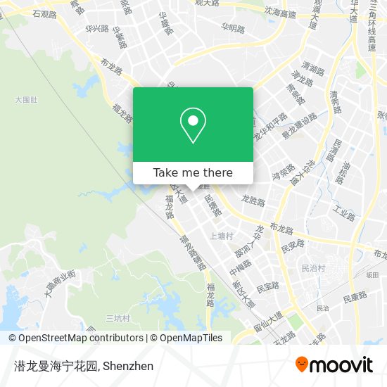 潜龙曼海宁花园 map