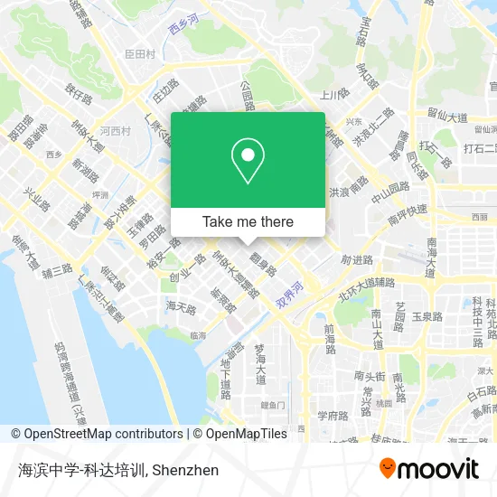 海滨中学-科达培训 map