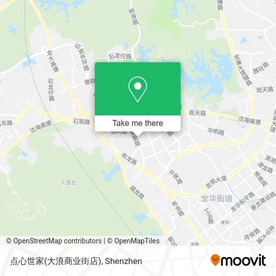 点心世家(大浪商业街店) map