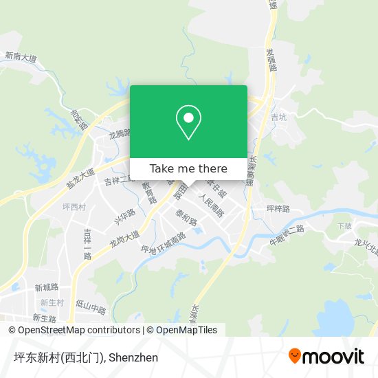 坪东新村(西北门) map