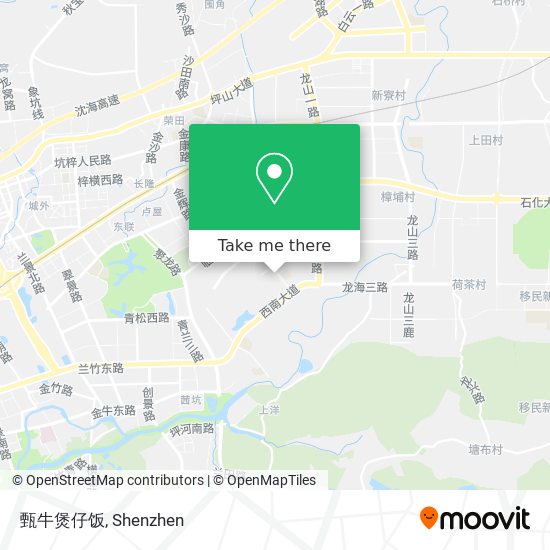 甄牛煲仔饭 map