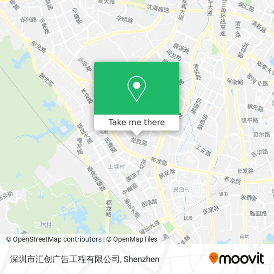 深圳市汇创广告工程有限公司 map