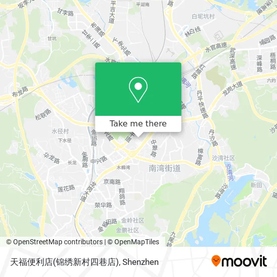 天福便利店(锦绣新村四巷店) map