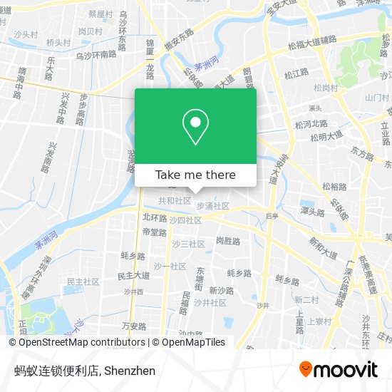 蚂蚁连锁便利店 map