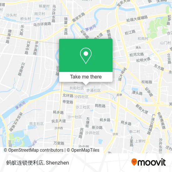 蚂蚁连锁便利店 map