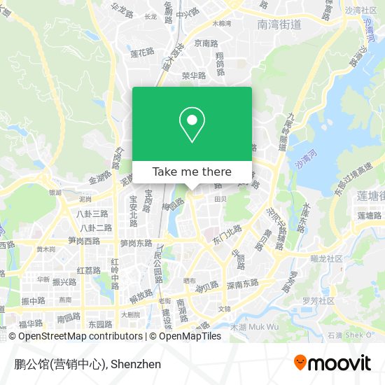 鹏公馆(营销中心) map