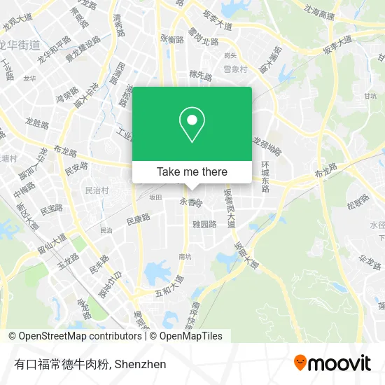 有口福常德牛肉粉 map