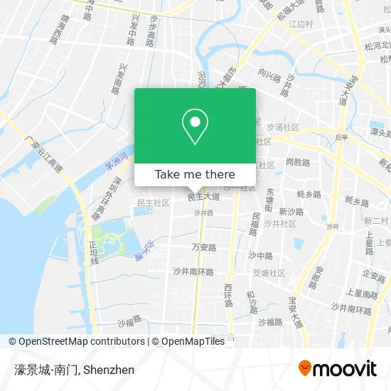 濠景城-南门 map