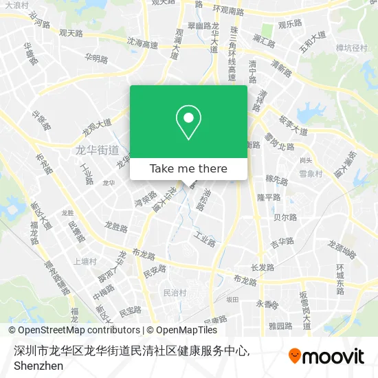 深圳市龙华区龙华街道民清社区健康服务中心 map