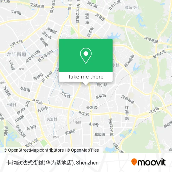 卡纳欣法式蛋糕(华为基地店) map
