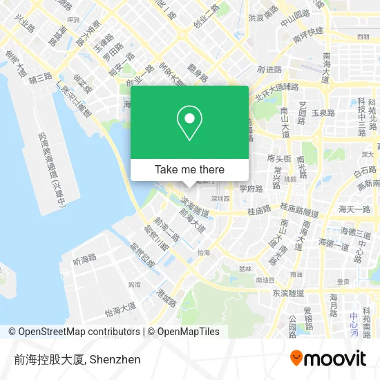 前海控股大厦 map