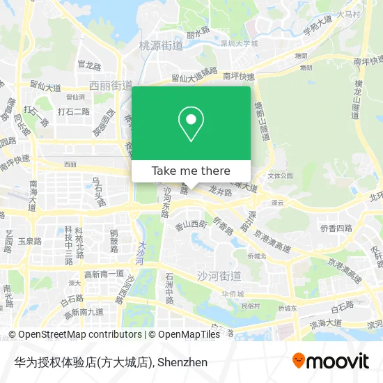 华为授权体验店(方大城店) map