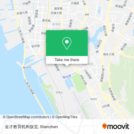金才教育机构饭堂 map