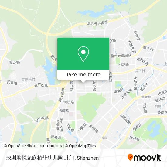 深圳君悦龙庭柏菲幼儿园-北门 map